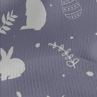 Grey Easter Silhouette Stretch Jersey