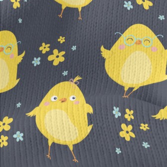 Cute Yellow Chick Stretch Jersey