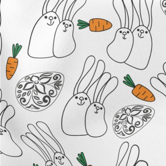 Funny And Cute Easter Lightweight Cotton Poplin