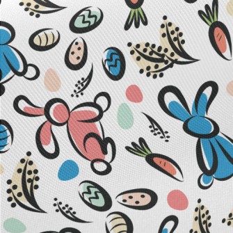 Creative Hand-painted Easter Midweight Cotton Poplin