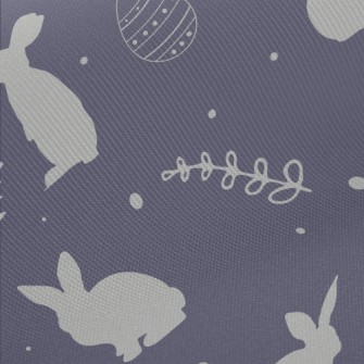 Grey Easter Silhouette Midweight Cotton Poplin