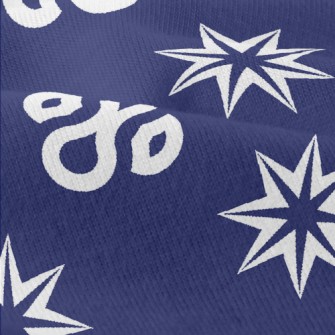 White Geometric Pattern Modern Jersey