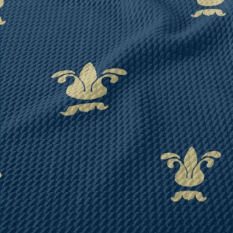 Gorgeous Lily Pattern Birdseye Piqué