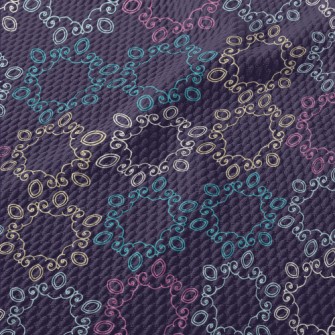 Artistic Flower Totem Birdseye Piqué