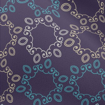 Artistic Flower Totem Chiffon