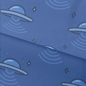 Cute Cartoon UFO Waterproof Oxford
