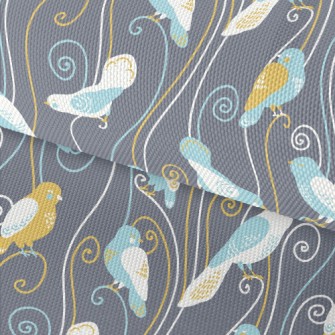 Elegant Bird Illustration Waterproof Oxford