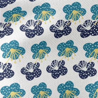 Spring Plant Doodles Waterproof Canvas