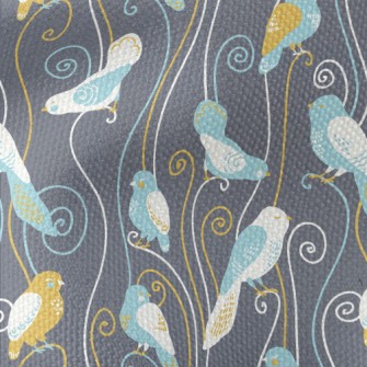 Elegant Bird Illustration Waterproof Canvas