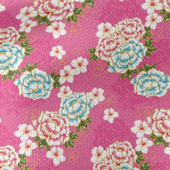Taiwan Hakka Flowers Waterproof Canvas