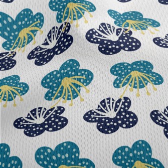 Spring Plant Doodles Athletic Mesh Flat Back