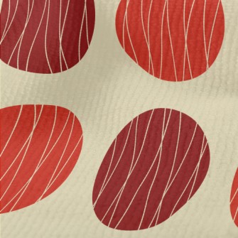 Red Polka Dot Decoration Terry