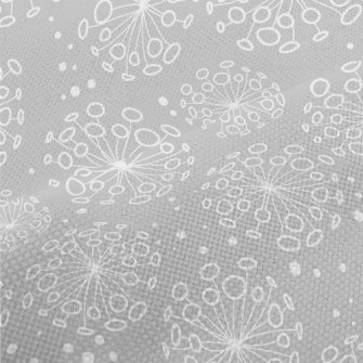 Hand Drawn Dandelions Performance Linen