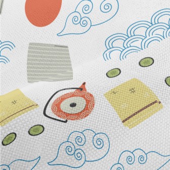 Japanese Tea Ceremony Elements Performance Linen