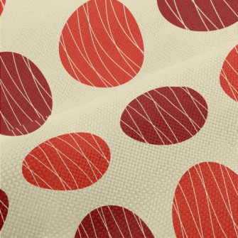 Red Polka Dot Decoration Performance Linen