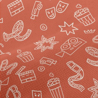 Cinema Themed Graffiti Performance Linen