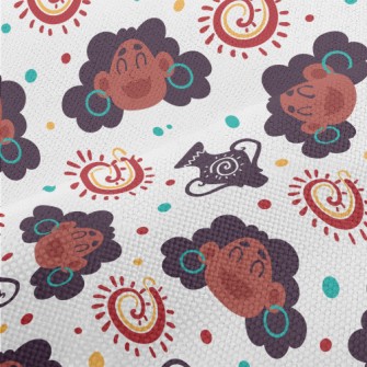 Happy African Woman Performance Linen