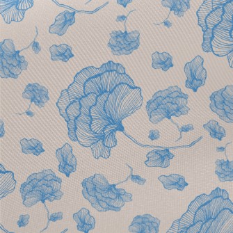 Blue Line Rose Twill