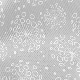 Hand Drawn Dandelions Standard Corduroy