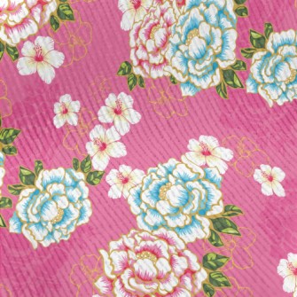 Taiwan Hakka Flowers Standard Corduroy