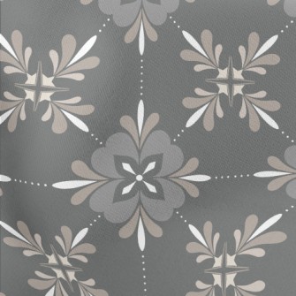 Retro Elegant Pattern Stretch Ponte
