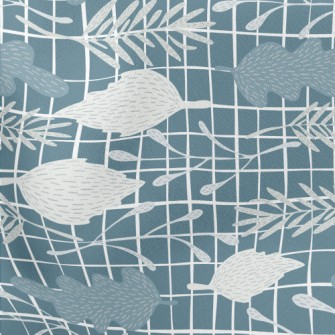 Forest Leaves Doodles Stretch Ponte