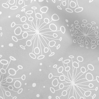 Hand Drawn Dandelions Micro Fleece