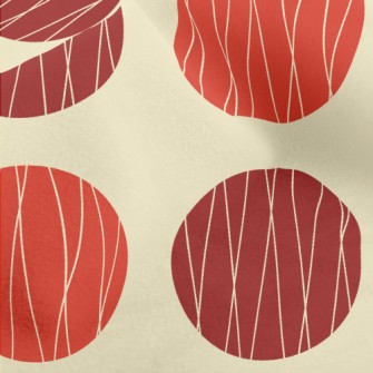 Red Polka Dot Decoration Micro Fleece