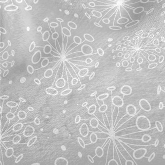 Hand Drawn Dandelions Minky