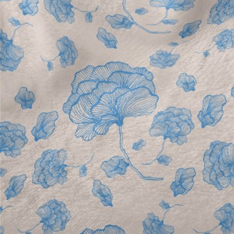 Blue Line Rose Minky