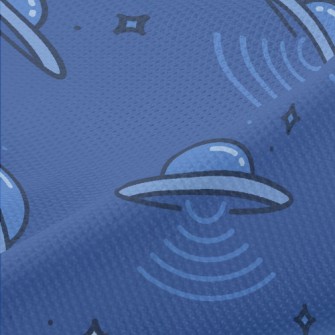 Cute Cartoon UFO Piqué