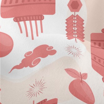 Happy Chinese New Year Lightweight Performance Linen