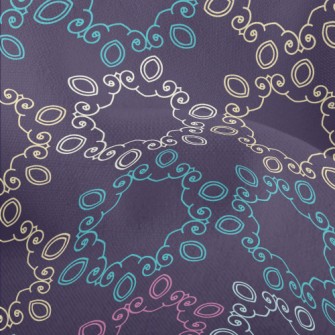 Artistic Flower Totem Lightweight Performance Linen