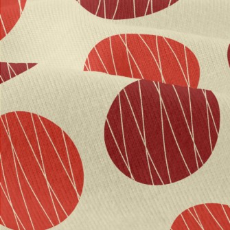 Red Polka Dot Decoration Modern Jersey