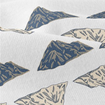 Hand Drawn Vintage Mountains Modern Jersey