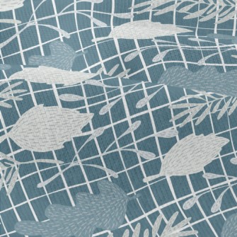 Forest Leaves Doodles Modern Jersey