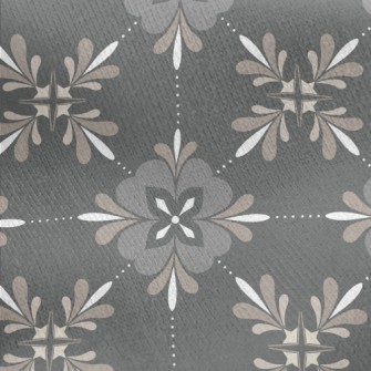 Retro Elegant Pattern Jersey Backed Fleece