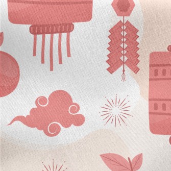 Happy Chinese New Year Jersey Backed Fleece