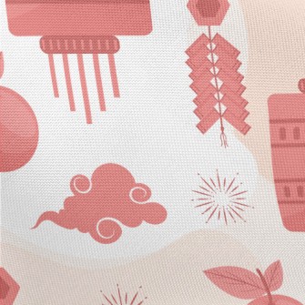 Happy Chinese New Year Pongee