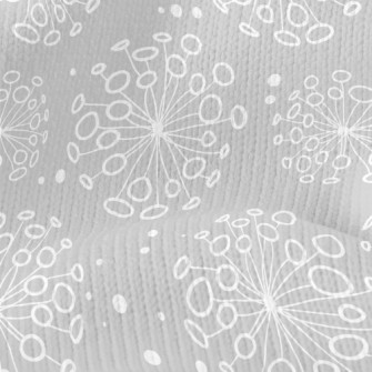 Hand Drawn Dandelions Stretch Jersey