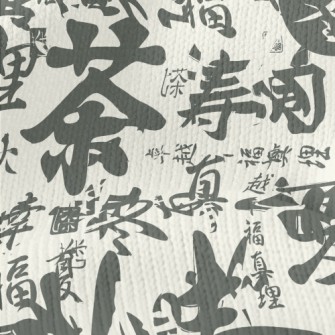 Oriental Calligraphy Stretch Jersey