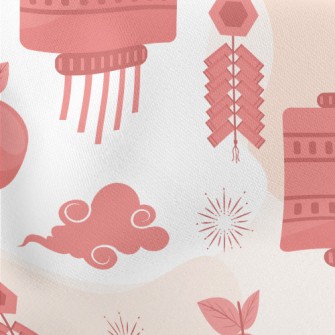 Happy Chinese New Year Lightweight Cotton Poplin