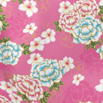 Taiwan Hakka Flowers Lightweight Cotton Poplin
