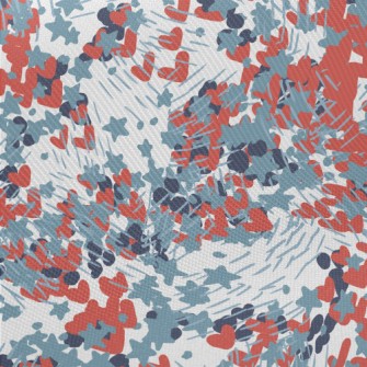 Messy Hand Drawn Doodles Midweight Cotton Poplin