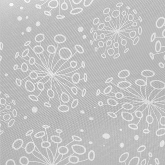 Hand Drawn Dandelions Midweight Cotton Poplin