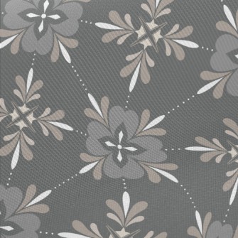 Retro Elegant Pattern Midweight Cotton Poplin
