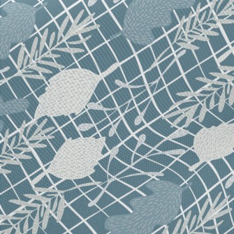 Forest Leaves Doodles Midweight Cotton Poplin