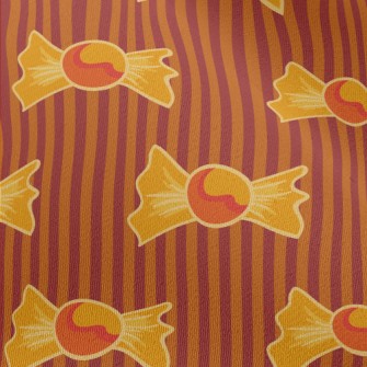 Orange Halloween Candy Chiffon