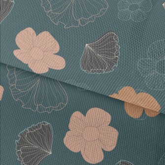 Elegant Hand Painted Flowers Waterproof Oxford