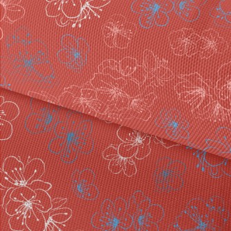 Simple Lines Cherry Blossom Waterproof Oxford